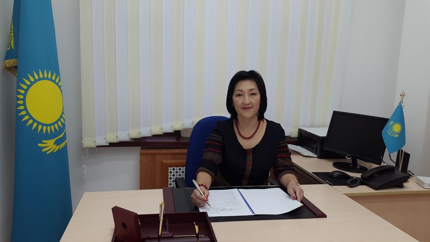 КМҚК №18 бөбекжай-балабақшасының меңгерушісі Заурбекова Сандугаш Огизбаевна