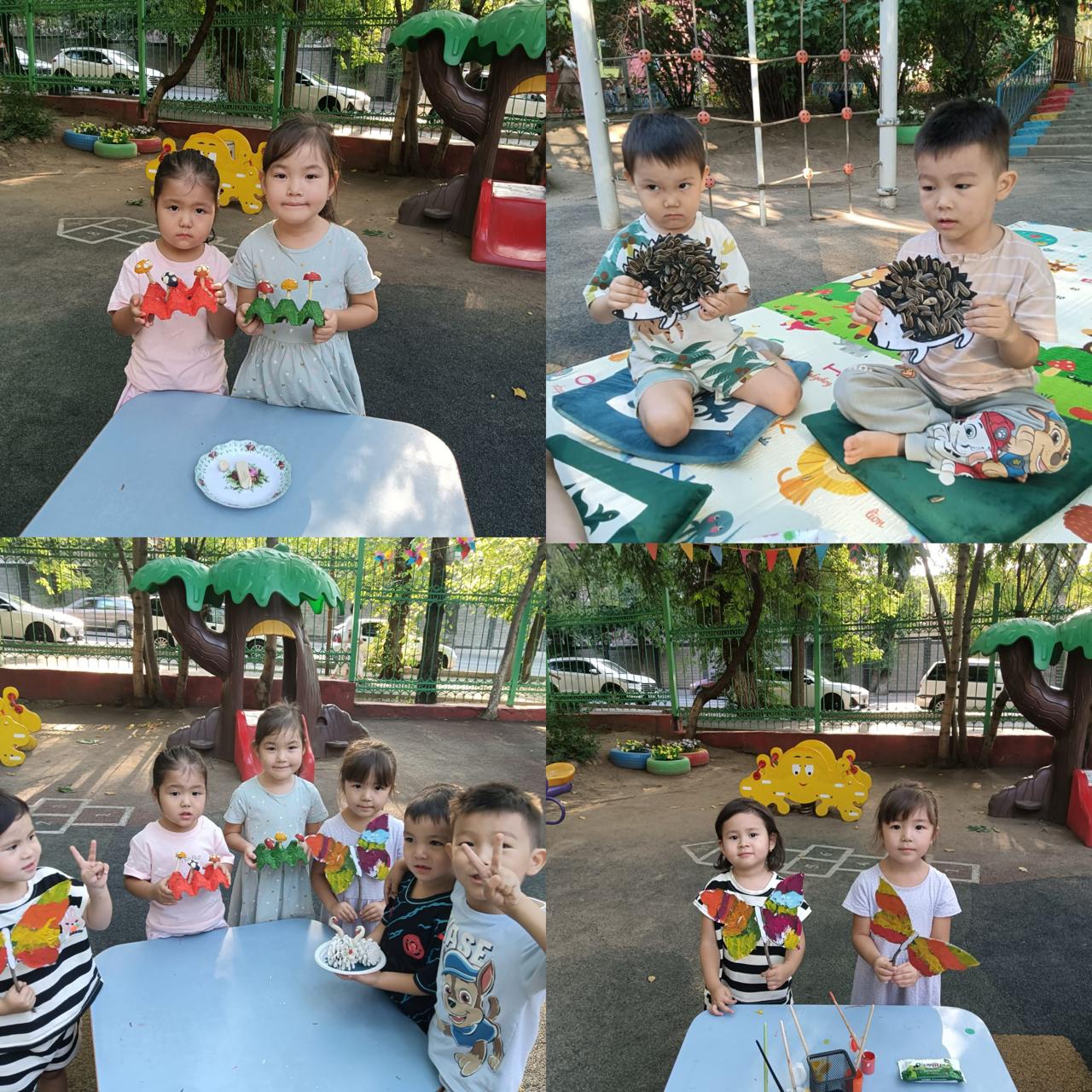 "Өнер көзі халықта " , "Алуан -алуан кекейіпкер бар" ұйымдастырылғін іс-әрекеті